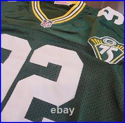 Reggie White #92 Green Bay Packers Stitched Home Green 75th Anniversary Jersey