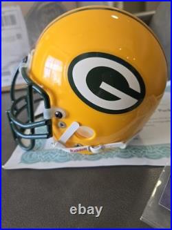 Reggie White Brett Favre Signed Mini Helmet Packers With COA