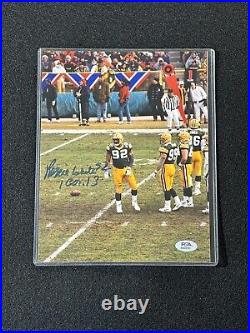 Reggie White Green Bay Packers Autographed 8x10 Color Photo PSA Authenticated Reggie White Green Bay Packers Autographed 8x10 Color Photo PSA Authenticated