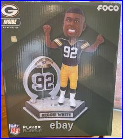 Reggie White Green Bay Packers Legendary #92 Bobblehead NIB