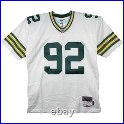 Reggie White Green Bay Packers Mitchell & Ness NFL Large Jersey 1996 White NWT