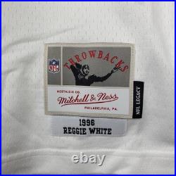 Reggie White Green Bay Packers Mitchell & Ness NFL Large Jersey 1996 White NWT
