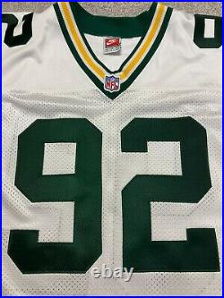 Reggie White VINTAGE Authentic Green Bay Packers Nike Pro Line NFL Jersey 52 XXL