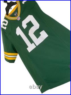 Retro Rodgers #12 Green Bay Packers Nike NFL Jersey Size S