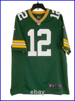 Retro Rodgers #12 Green Bay Packers Nike NFL Jersey Size S