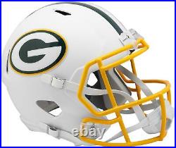 Riddell Green Bay Packers Flat White Alternate Revolution Speed Item#9657992