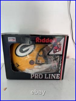 Riddell NFL Authentic Full Size Vintage Green Bay Packers Football Helmet NIB