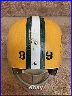 Riddell RK2 Husky Repro Football Helmet Green Bay Packers Dave Robinson Auto
