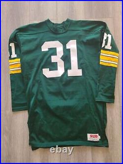 Ripon Sand Knit Green Bay Packers Jim Taylor jersey signed durene auto 48 xl