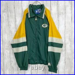 STARTER×NFL NYLON jacket green bay packers