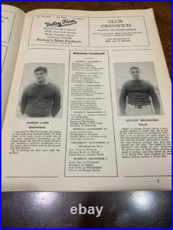 September 9, 1934 Green Bay Packers Vs Fort Atkinson Program Attendance 4,000 September 9, 1934 Green Bay Packers Vs Fort Atkinson Program Attendance 4,000