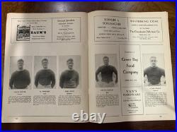September 9, 1934 Green Bay Packers Vs Fort Atkinson Program Attendance 4,000 September 9, 1934 Green Bay Packers Vs Fort Atkinson Program Attendance 4,000
