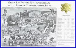 Signed Green Bay Packers Framed World Champion Lithograph Print-B Favre, B Starr