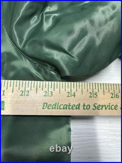 Starter Green Bay Packers Reversible Jacket Mens M NFL Faux Satin Bomber Retro