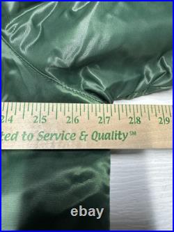 Starter Green Bay Packers Reversible Jacket Mens XL NFL Faux Satin Bomber Retro