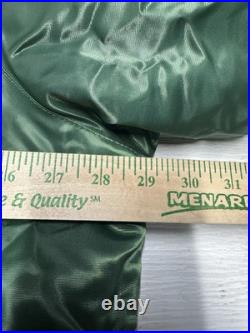 Starter Green Bay Packers Reversible Jacket Mens XXL NFL Faux Satin Bomber Retro