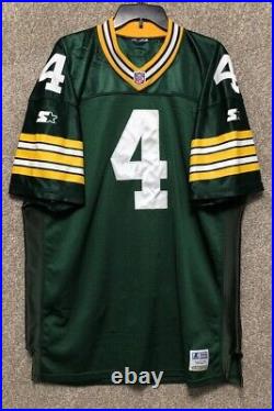 Starter Pro Line Authentic Brett Farve Green Bay Packers Home Jersey Size 48 XL