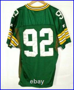Starter Pro Line Green Bay Packers #92 Reggie White Jersey 48 (No Name) Rare Vtg