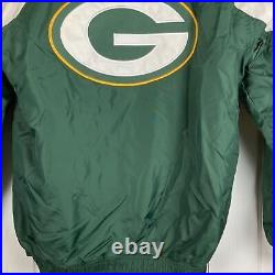 Starter vintage Green Bay Packers hooded full zip winter coat NWT mens M