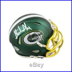 Sterling Sharpe Autographed Green Bay Packers Blaze Mini Football Helmet BAS COA