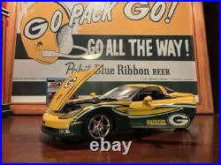 Stunning? Limited Edition Diecast Green Bay Packers Chevy Corvette 2005 Yr