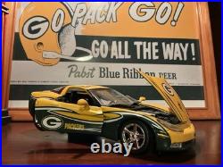 Stunning? Limited Edition Diecast Green Bay Packers Chevy Corvette 2005 Yr
