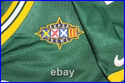 Super Bowl 32 Brett Favre Green Bay Packers NIKE On Field PRO LINE NFL Jersey 52