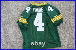 Super Bowl 32 Brett Favre Green Bay Packers NIKE On Field PRO LINE NFL Jersey 52