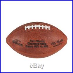 Super Bowl I (1) Wilson Official Leather Authentic Game Football Packers