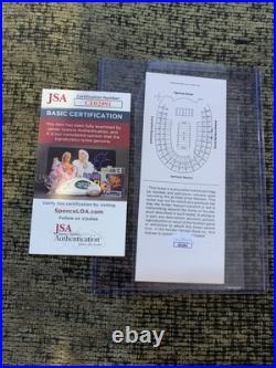 Super Bowl I Full Proof Ticket Green Bay Packers Signed Ray Nitschke JSA Super Bowl I Full Proof Ticket Green Bay Packers Signed Ray Nitschke JSA