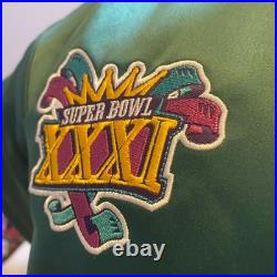 Super Bowl XXXI Green Bay Packers Mitchell & Ness Men Medium Heavyweight Jacket