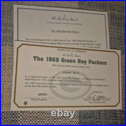 The 1966 Green Bay Packers Team Danbury Mint Figurines Sculpture Rare