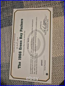 The 1966 Green Bay Packers Team Danbury Mint Figurines Sculpture Rare