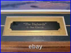 The Diehards By Don Kloetzke Green Bay Packers with COA Signed 4015/5000 Framed