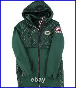 Tommy Hilfiger Womens Green Bay Packers Jacket, Green, Small