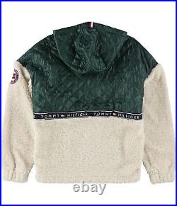 Tommy Hilfiger Womens Green Bay Packers Quilted Jacket, Green, Small