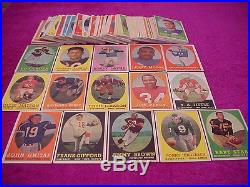 Topps Football Card Set 1958 (Jim Brown Rookie)EX Set