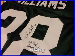 Tramon Williams Autographed Signed Jersey Green Bay Packers Game Cut Worn Used