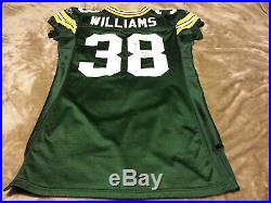 Tramon Williams Autographed Signed Jersey Green Bay Packers Game Cut Worn Used