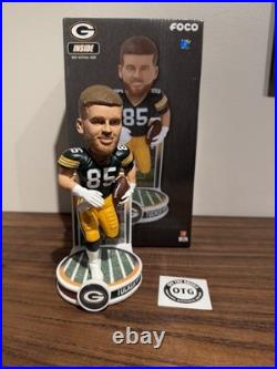 Tucker Kraft Green Bay Packers FoCo Banner Bobblehead (#/300) NewithSOLD OUT
