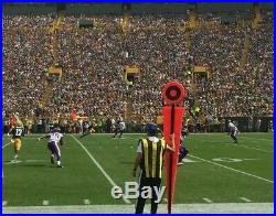Two FRONT ROW Packers vs Broncos Football Tickets on 9/22 at Lambeau Field