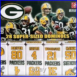 VERY RARE & NEW Green Bay Packers NFL 2007 Super-Sized Dominoes Set Sababa Toys
