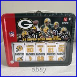 VERY RARE & NEW Green Bay Packers NFL 2007 Super-Sized Dominoes Set Sababa Toys