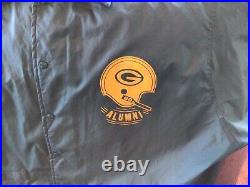 VINTAGE 1960s GREEN BAY PACKERS TEAM ISSUED ALUMNI JACKET, SIZED AT 2 XL, 