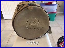 VINTAGE? 1960s Vintage Suede Duffel Bag WithShoulder Strap Green Bay Packers