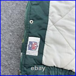 VINTAGE Green Bay Packers NFL Pro Line Apex Puffer Jacket X-LARGE Script Adult