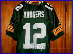 VINTAGE Green Bay Packers SUPER BOWL XLV AARON ROGERS Football Jersey, Size50