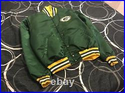 VTG 90s Green Bay Packers NFL Pro Line Starter Satin Jacket Sz XL Men's RARE