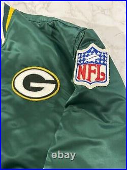 VTG 90s Green Bay Packers NFL Pro Line Starter Satin Jacket Sz XL Men's RARE