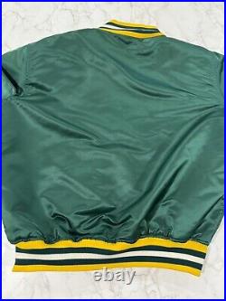 VTG 90s Green Bay Packers NFL Pro Line Starter Satin Jacket Sz XL Men's RARE